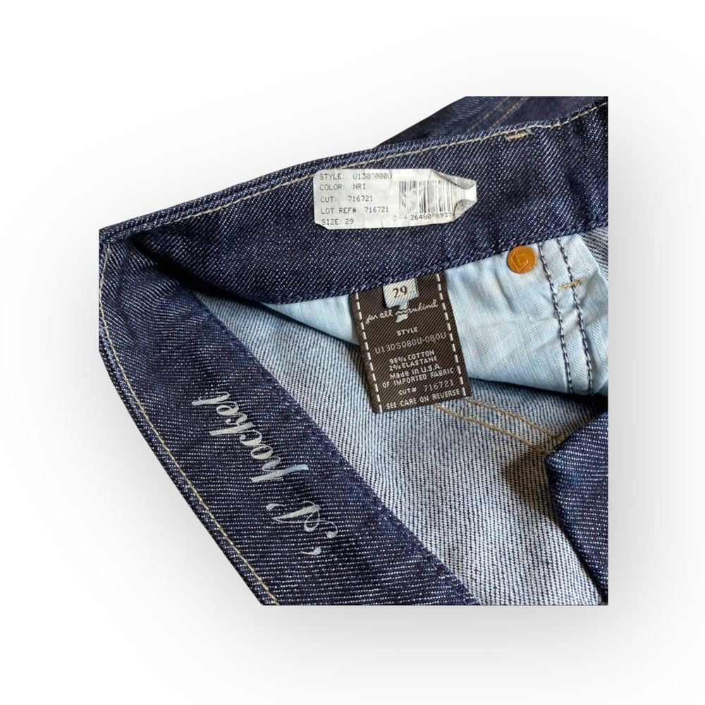 HTF: 7 Mankind® ㋛ Swirl Embroidered Crystal A Pocket Bootcut Denim Jeans ㋛ 29 30 - Picture 9 of 16